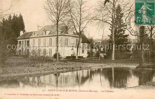 AK / Ansichtskarte Saint Cyr sur Morin Le Chateau Saint Cyr sur Morin