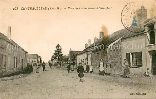 AK / Ansichtskarte Chateaubleau_77 Route de Chateaubleau a Saint Juet 