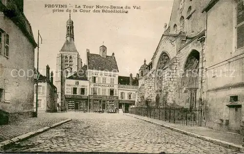 AK / Ansichtskarte Provins_77 La Tour Notre Dame du Val prise de la Cour des Benedictine 