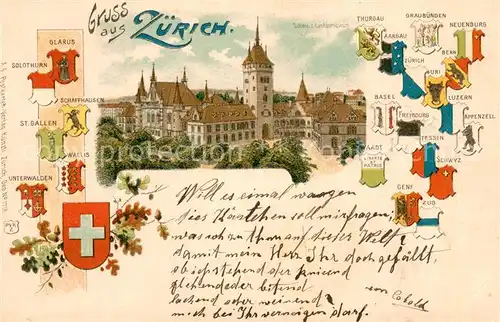 AK / Ansichtskarte Zuerich_ZH Schweizer Landesmuseum Zuerich_ZH