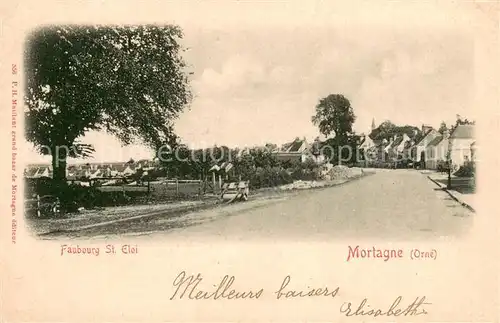 AK / Ansichtskarte Mortagne au Perche Faubourg St. Eloi Mortagne au Perche