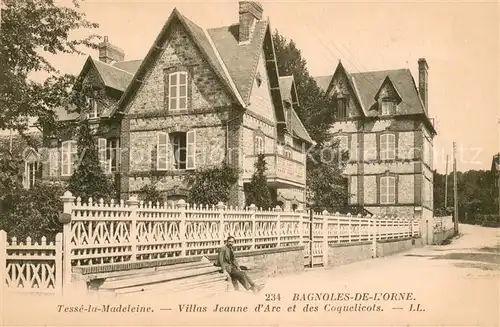 AK / Ansichtskarte Bagnoles de l_Orne Villas Jeanne d Arc et les Coquelicots Bagnoles de l_Orne