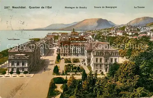 AK / Ansichtskarte Neuchatel_NE Quartier de l Est  Neuchatel NE