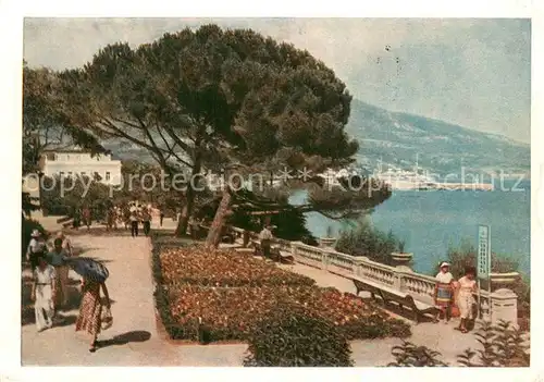 AK / Ansichtskarte Jalta_Yalta_Krim_Crimea Promenade Panorama 
