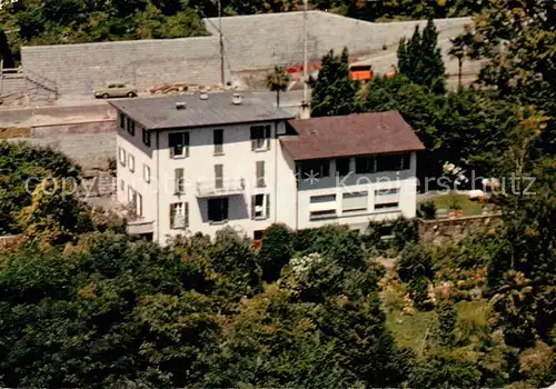 AK / Ansichtskarte Brissago_Lago_Maggiore Ref Frauenerholungsheim Gabbiolo Brissago_Lago_Maggiore