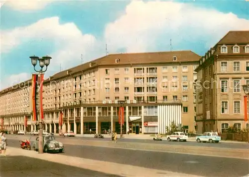 AK / Ansichtskarte Dresden Strassenpartie Dresden
