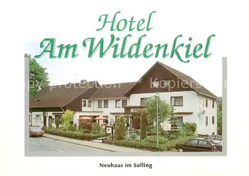 AK / Ansichtskarte Holzminden_Weser Hotel Am Wildenkiel Holzminden Weser
