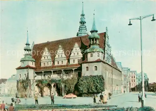 AK / Ansichtskarte Brzeg_Brieg_Schlesien Ratusz Brzeg_Brieg_Schlesien