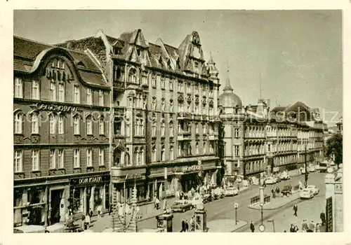 AK / Ansichtskarte Katowice Hotele Centralny i Monopol przy ul Dworcowej Katowice