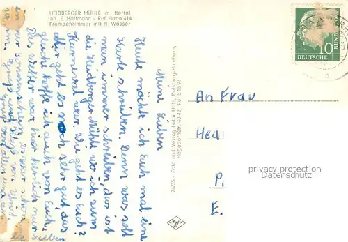 AK / Ansichtskarte Haan_Rheinland Heidberger Muehle im Ittertal Haan_Rheinland