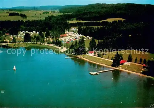 AK / Ansichtskarte Aitrang Campingplatz Elbsee Fliegeraufnahme Aitrang