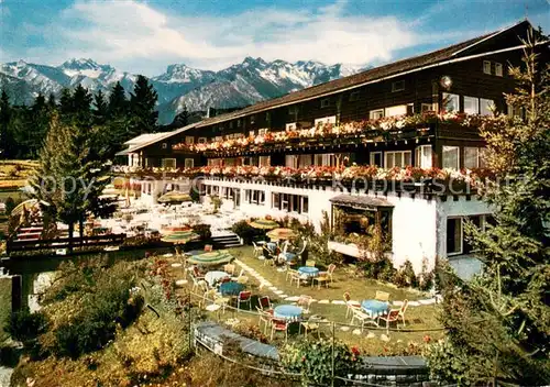 AK / Ansichtskarte Sonthofen_Oberallgaeu Kur und Sporthotel Allgaeuer Berghof Sonthofen Oberallgaeu