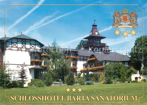 AK / Ansichtskarte Marianske_Lazne Schlosshotel Barta Sanatorium Marianske_Lazne