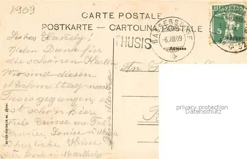 AK / Ansichtskarte Thusis_GR Gesamtansicht m. Piz Curver 