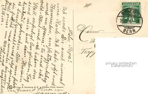 AK / Ansichtskarte Brienz_BE Dorfpartie Brienz_BE