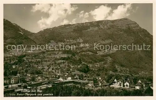 AK / Ansichtskarte Goldau_SZ Gesamtansicht m. Rigi Goldau_SZ
