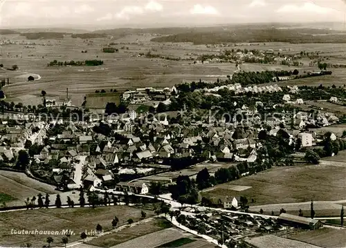 AK / Ansichtskarte Leutershausen_Mittelfranken Fliegeraufnahme Leutershausen