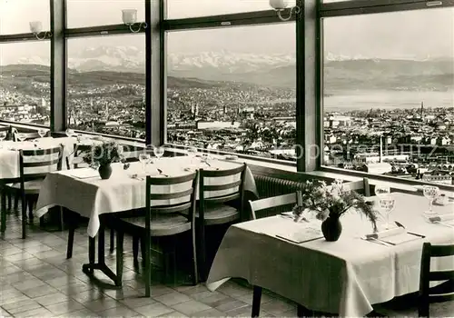 AK / Ansichtskarte Zuerich_ZH Restaurant zur Waid Aussicht aus See Zuerich_ZH