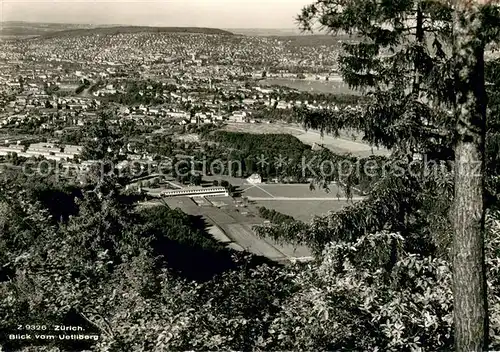 AK / Ansichtskarte Zuerich_ZH Blick vom Uetliberg Zuerich_ZH