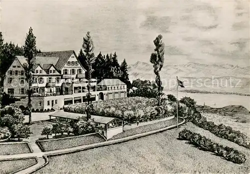 AK / Ansichtskarte Zuerich_ZH Restaurant Hotel Sonnenberg Zuerich_ZH