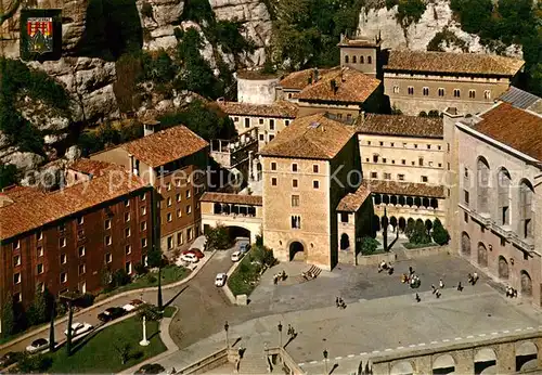 AK / Ansichtskarte Monistrol_de_Montserrat_Cataluna Plazas del Santuario Klosterplatz Monistrol_de