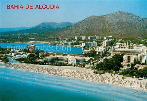 AK / Ansichtskarte Bahia_de_Alcudia Kuestenort Ferienanlagen Strand Bahia_de_Alcudia