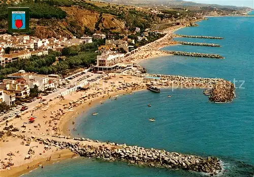 AK / Ansichtskarte Caldetas Vista aerea Caldetas