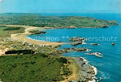 AK / Ansichtskarte Noja_Cantabria Playa de Ris vista aerea 