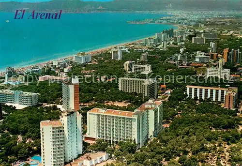 AK / Ansichtskarte El_Arenal_Mallorca_ES Playa de Palma vista aerea 