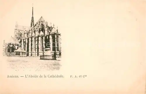 AK / Ansichtskarte Amiens_80 Abside la cathedrale 