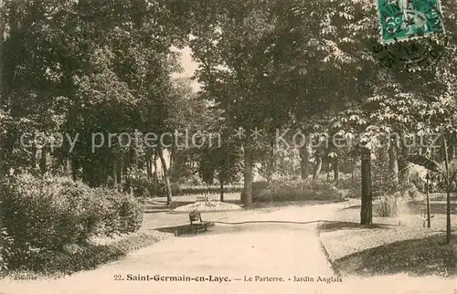 AK / Ansichtskarte Saint Germain en Laye Le Parterre Jardin Anglais Saint Germain en Laye