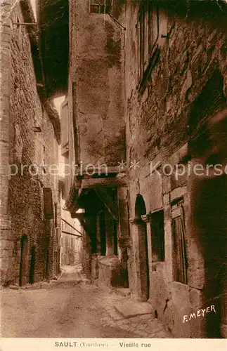 AK / Ansichtskarte Sault Vieille rue Sault