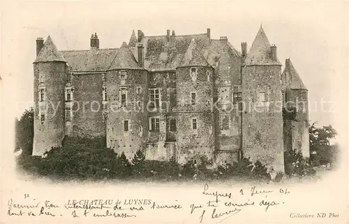 AK / Ansichtskarte Luynes_37_Indre et Loire Chateau Schloss 