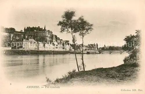 AK / Ansichtskarte Amboise_37 Vue generale aux bords de la Loire 