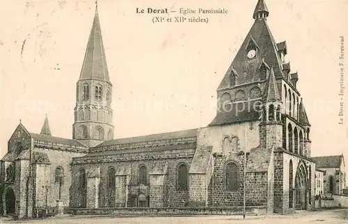 AK / Ansichtskarte Le_Dorat Eglise Paroissiale XIe et XIIe siecles Le_Dorat