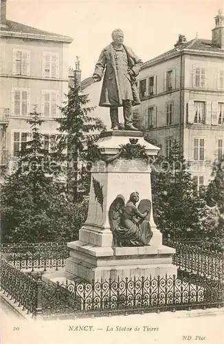AK / Ansichtskarte Nancy_54 Statue de Thiers Denkmal 