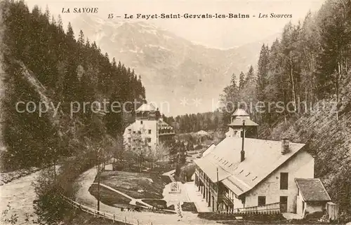 AK / Ansichtskarte Le_Fayet Les Sources Alpes Le_Fayet