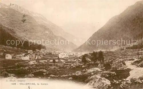 AK / Ansichtskarte Vallorcine_Haute_Savoie_74 Panorama de la vallee Alpes 