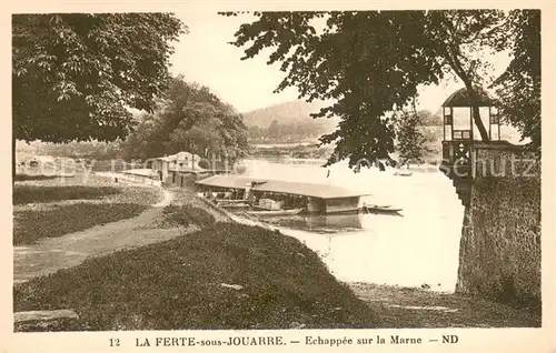 AK / Ansichtskarte La_Ferte sous Jouarre_77 Echappee sur la Marne 