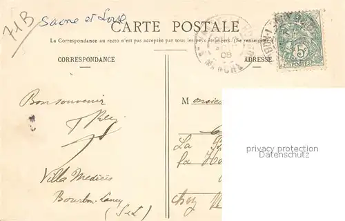 AK / Ansichtskarte Bourbon Lancy Etablissement Thermal et vue generale de Saint Leger Bourbon Lancy