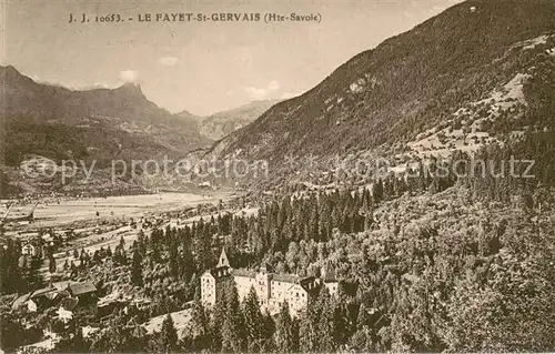 AK / Ansichtskarte Le_Fayet Vue panoramique et les Alpes Le_Fayet