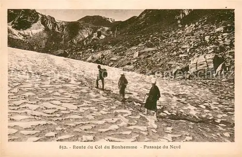 AK / Ansichtskarte Col_du_Bonhomme_68 Route du Col du Bonhomme Passage du Neve 