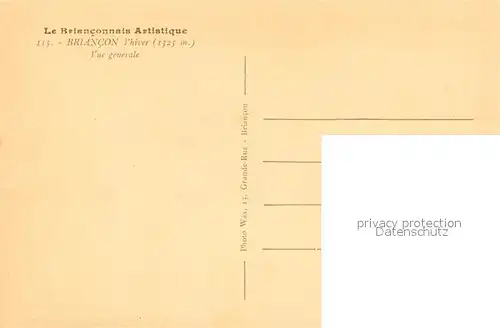 AK / Ansichtskarte Briancon_05 Vue generale et les Alpes en hiver 