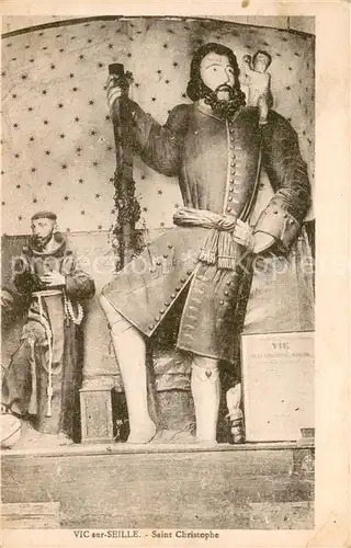 AK / Ansichtskarte Vic sur Seille Saint Christophe Vic sur Seille