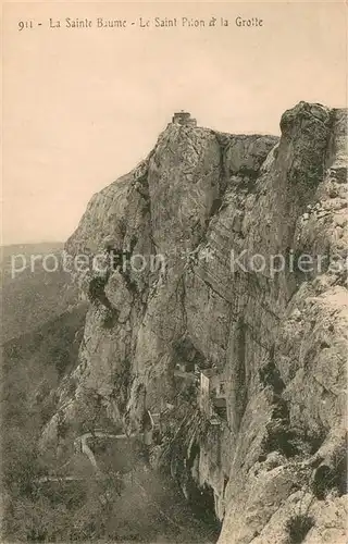 AK / Ansichtskarte La_Sainte_Baume Le Saint Pilon et la Grotte La_Sainte_Baume