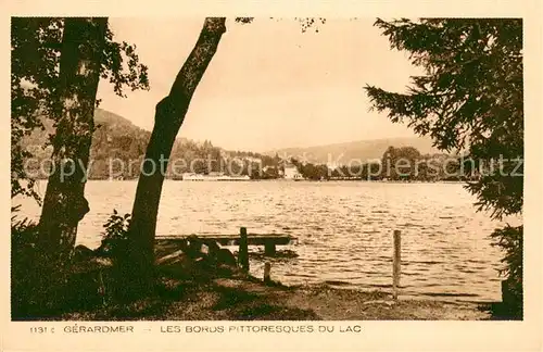 AK / Ansichtskarte Gerardmer_88_Vosges Les bords pittoresques du lac 
