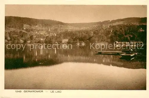 AK / Ansichtskarte Gerardmer_88_Vosges Panoram du lac et les Vosges 