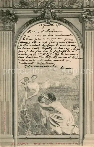 AK / Ansichtskarte Nancy_54 Hotel de Ville Panneau de Friant 