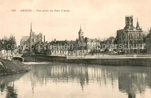 AK / Ansichtskarte Amiens_80 Vue prise du Port d Aval 