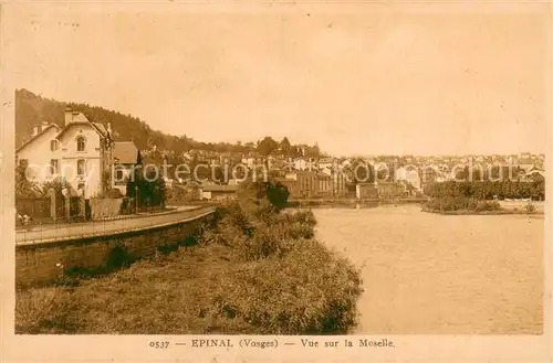 AK / Ansichtskarte Epinal_Vosges_88 Vue sur la Moselle 